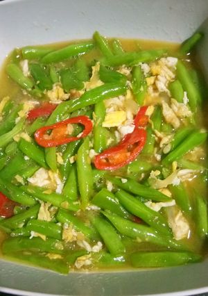 Foto resep Baby buncis kuah simple