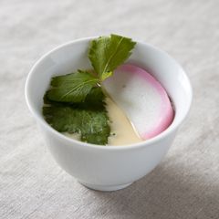 A picture of Japanese Chawanmushi (Steamed Egg Custard).