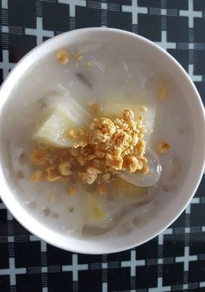 Hình của món Chè khoai (lang, mì sáp)nước cốt dừa.