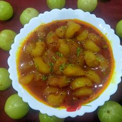 A picture of Ambla sabzi.