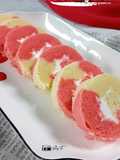 Bolu gulung ekonomis (kukus)