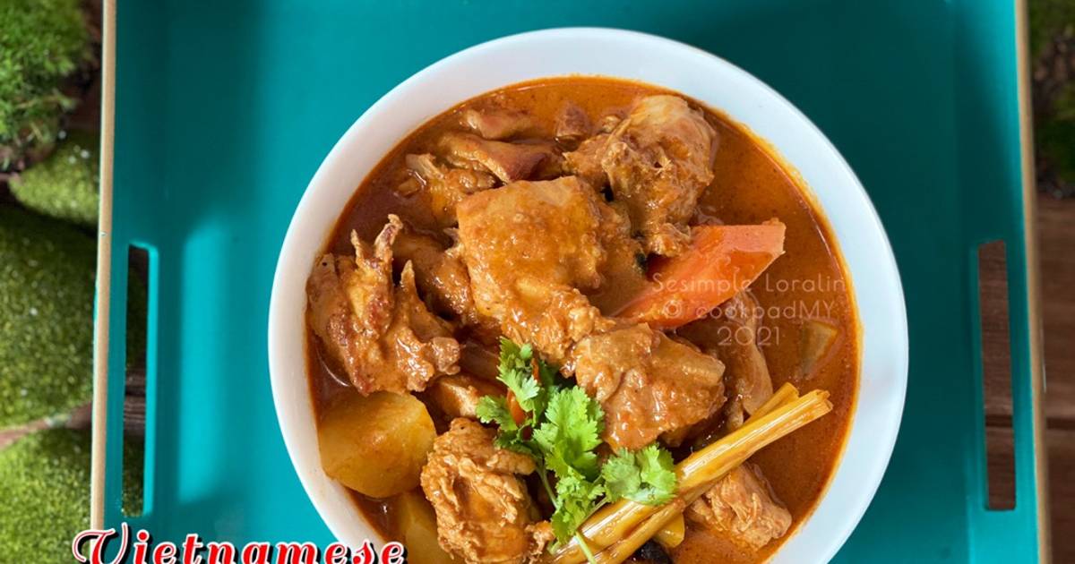 Resipi Kari Ayam Vietnam Ca Ri Ga Viá»t Nam Oleh Sesimple Loralin Cookpad