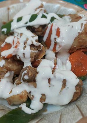 صورة لوصفة دجاج بالصوص الأبيض