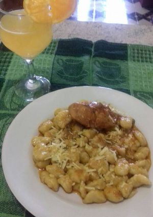 Una foto de Ñoquis de papas