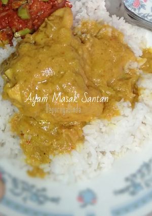 Foto resep Ayam Masak santan (Ekstra Simple)