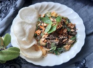 Hình của món Gỏi bò bóp thấu.