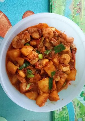 Foto resep Sambel Udang pelangi