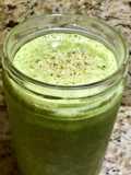 Licuado de proteína casero tropical