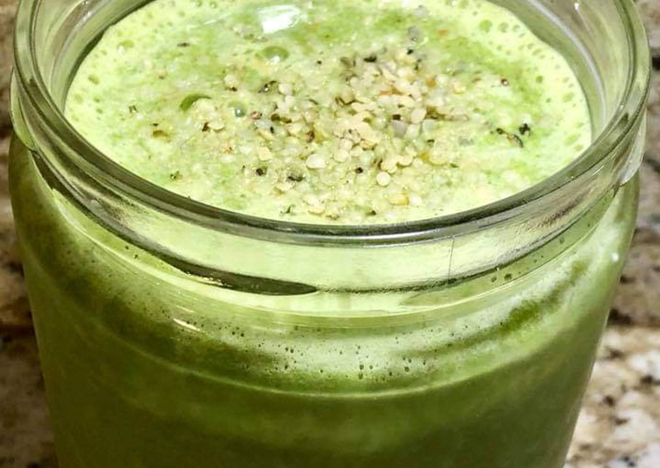 Licuado de proteína casero tropical