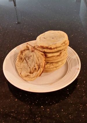A picture of Salted Caramel Truffle Cookies.