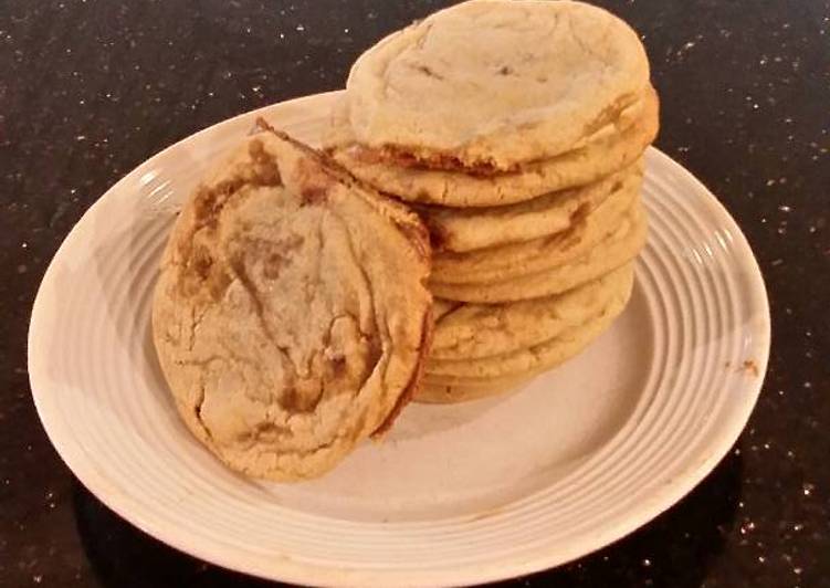 Steps to Prepare Homemade Salted Caramel Truffle Cookies