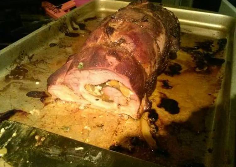 Step-by-Step Guide to Prepare Homemade Smoked stuffed pork loin