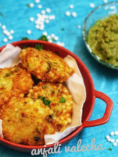 A picture of Sabudana vada.