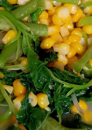 Foto resep Bobor bayam jagung manis