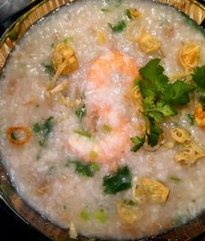 cháo tôm thịt