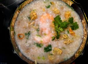 Hình của món Cháo tôm thịt.