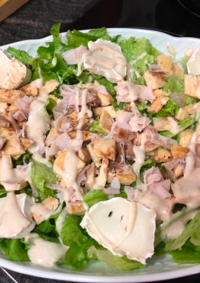 Una foto de Ensalada cesar