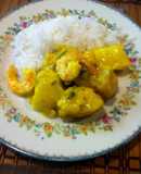 Guiso de papas con camarones - 3