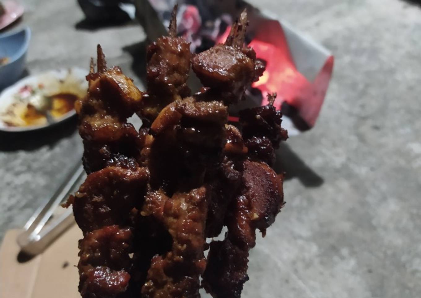 Sate kambing empuk