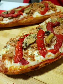 Una foto de Pan pizza