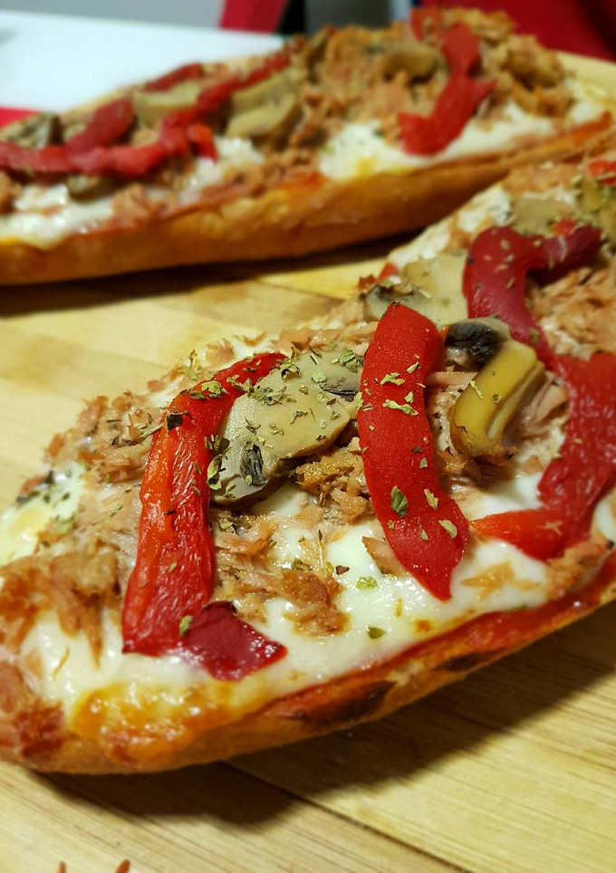 Una foto de Pan pizza