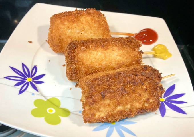 ▷ Receta de Corn Dogs Coreanos (Fácil y Rápida)