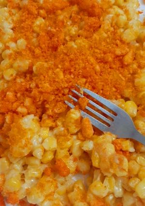 صورة لوصفة ذرة بالشيتوس والموزاريلا 🧀❤