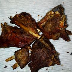 A picture of Tasty Goat ribs #festivedishescontest.