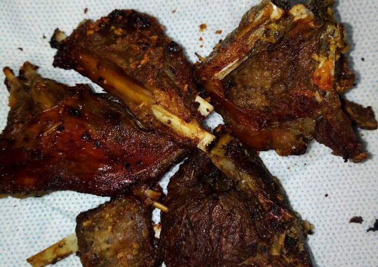 Recipe of Perfect Tasty Goat ribs #festivedishescontest