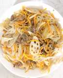 Củ sen xào thịt bò