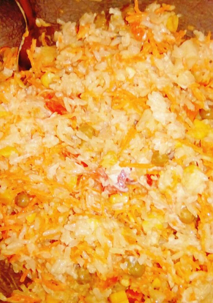 Una foto de Arroz multicolor.. 😊👏👏