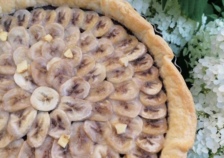 Comment Cuisiner Tarte chocolat-banane