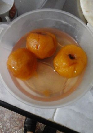 Una foto de Dulce de durazno criollo