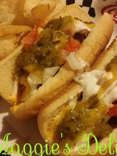 Una foto de Hot dog's con tocino