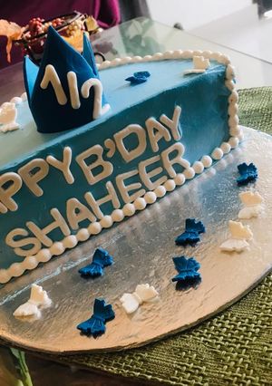 A picture of Birthday cake(6 months).