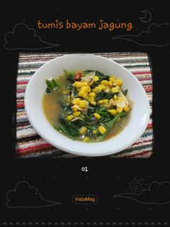Foto resep Tumis bayam jagung