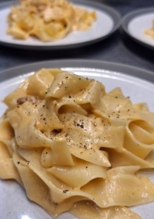Foto resep Pappardelle Carbonara