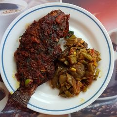 A picture of Hot and salty fish.