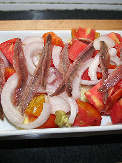 Una foto de Ensalada de anchoas