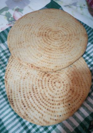 صورة لوصفة كسرة بالقمح بالزيت زيتون