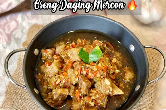 Anti Ribet, Memasak Oseng daging mercon Rumahan
