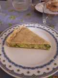 Tarta de brócoli y pollo