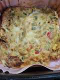 Tortilla de puerros en air fryer