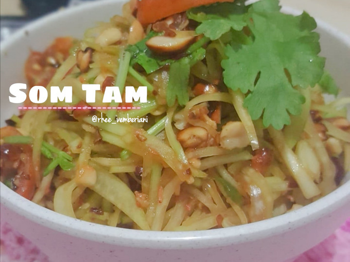 Resep: Som Tum ส้มตำ (Thai Green Papaya Salad) Ekonomis Untuk Dijual