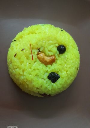 A picture of Gobindobhog rice (sweet).