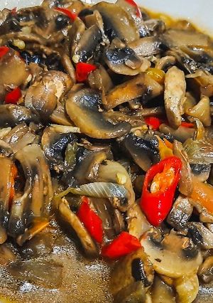 Foto resep Tumis jamur kancing simpel