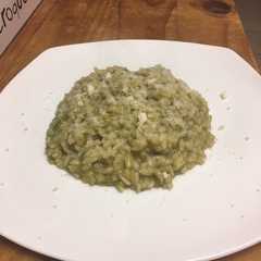 Foto di Risotto con asparagi selvatici
