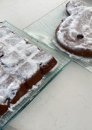 Une photo de Gâteaux au chocolat simple sans œufs 🥚❌