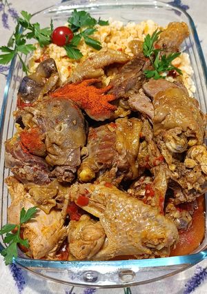 Kapirgálós kakas pörkölt recept fotója