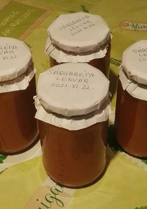 Sárgarépa lekvár recept fotója